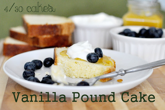 Cake #4: Vanilla Pound Cake