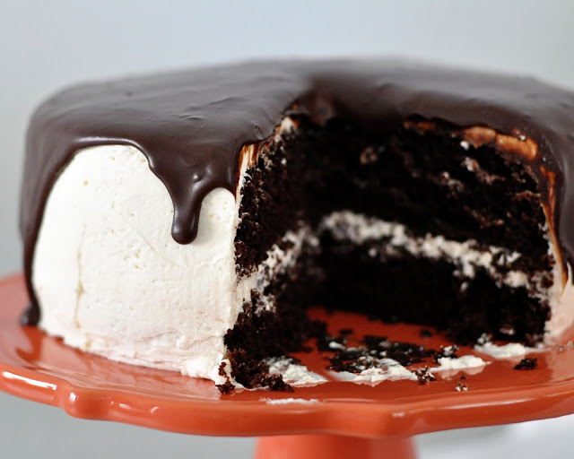 Cake # 10: Chocolate Cake w/ Vanilla Frosting