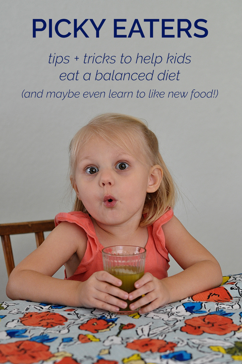 Helping a Picky Eater Eat a Balanced Diet (and maybe learn to like new food!)