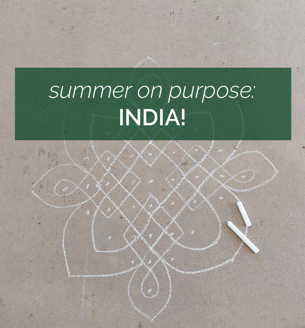Summer On Purpose: India!