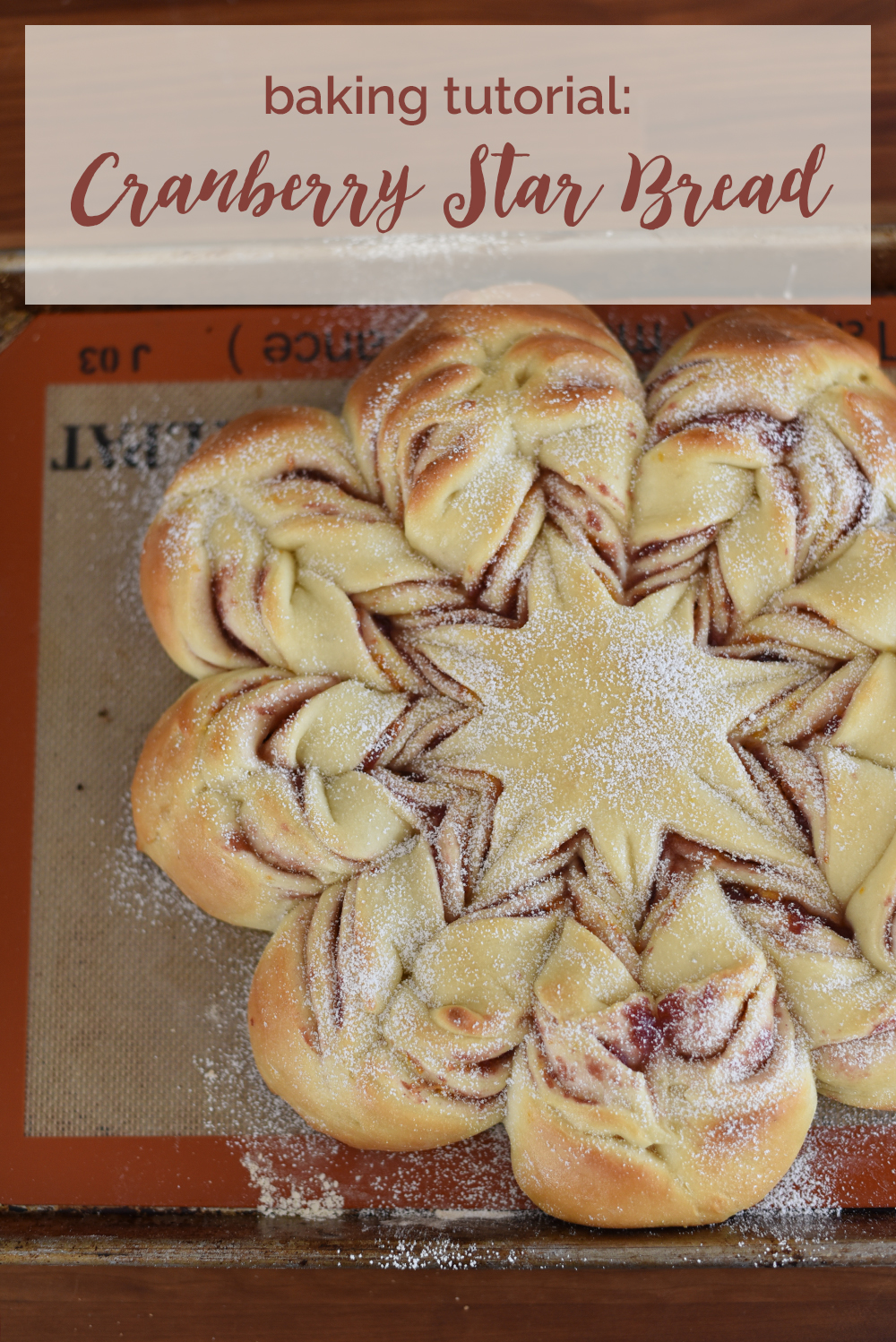Christmas Cranberry Star Bread